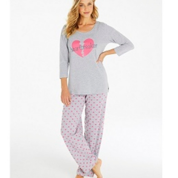 PRETTY SECERTS 3/4 SLEEVE PAJAMA SET - HEART BREAKER 16/18 (NEW WITH TAGS) - Picture 1 of 5